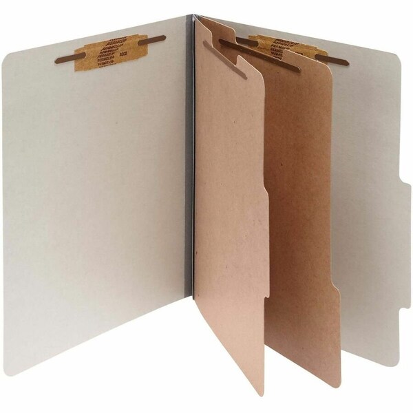 Acco Folder, Psbd, Ltr, 2Div, Fas, Gy 10PK ACC15056 - main