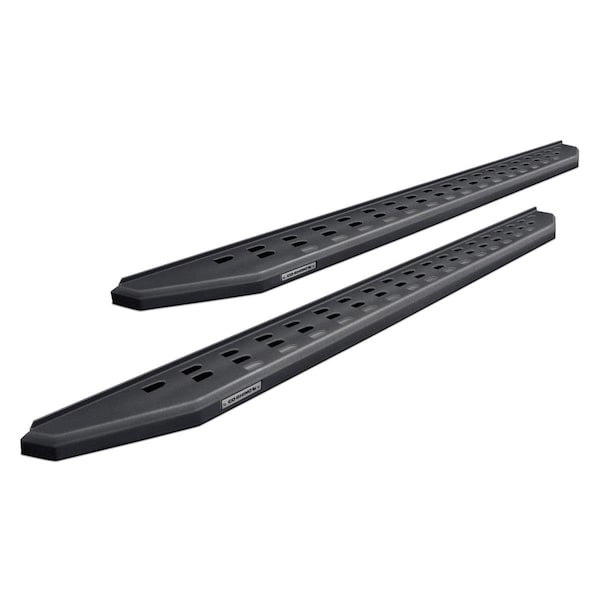 Newalthlete RB20 Running Boards Text Black Running Board for 15-18 F150-17-18 F150 Raptor, F250-F350 Super Crew NE925038 - main