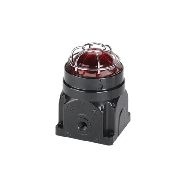 Federal Signal Warning Light, Yellow, LED, 24V DC, 60, 75, 90 FPM, Not Applicable Dia., Surface G-LED-DC-D-Y - main