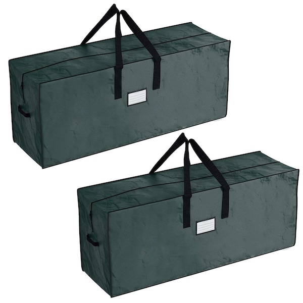 Elf Stor Christmas Tree Storage Bags for 7.5ft Artificial Trees Protects Decorations and Inflatables, 2PK 83-DT5513-2PK - main