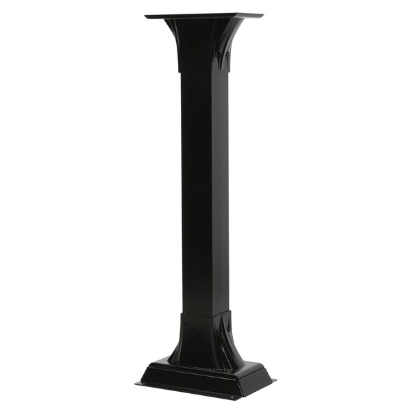 Architectural Mailboxes Calloway Adjustable Mailbox Post, Black CP00BAM - main