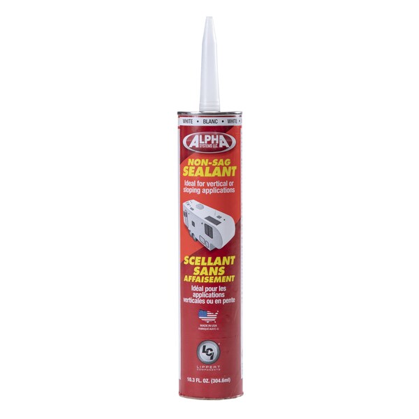 Lippert 1010 WHITE UPC NON-SAG SEALANT - 10.3 OZ TUBE 862157 - main