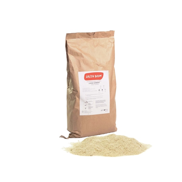 Green Boom Loose Sorbent, 6 gal Absorbed per Package, 10 lb Bag, Not Scented LL0010S - main