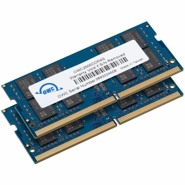 Owc 64.0GB 2 X 32GB 2666MHZ DDR4 PC4-21300 260-PIN SO-DIMM MEM UPGKIT OWC2666DDR4S64P - main