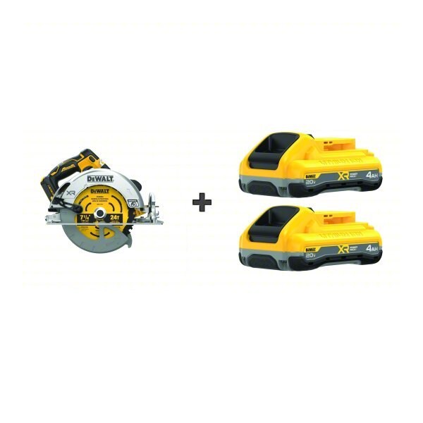 Dewalt Circular Saw, 7.25 in Dia, 5500 RPM DCS590B/DCB2104-2 - main