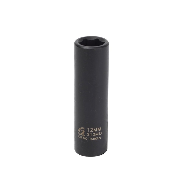 Sunex 3/8 in Drive 12Mm Deep Impact Socket 312MD - main