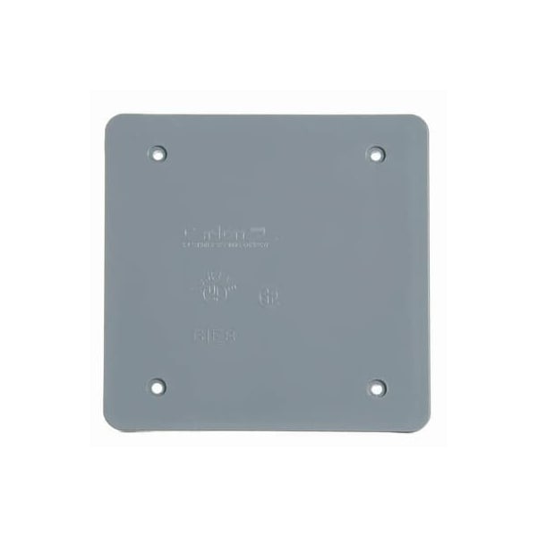 Abb 2-gang weatherproof Blank Cover - Gray E9802CN-CAR - main