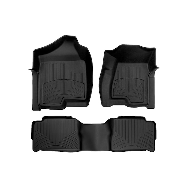 Weathertech Black, Front and Rear FloorLiner HP 44003-1-2IM - main