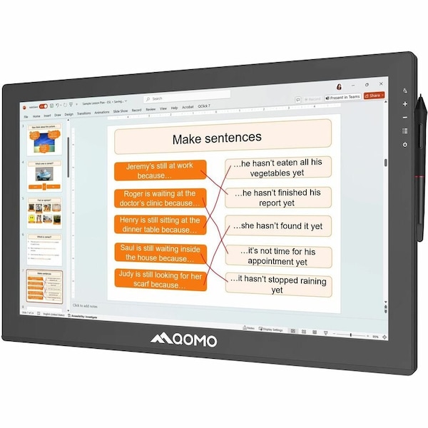 Qomo 24 INTERACTIVE LCD DISPLAY -4K UHD HDMI IN/OUT, USB B, USB C QIT800 F1 - main
