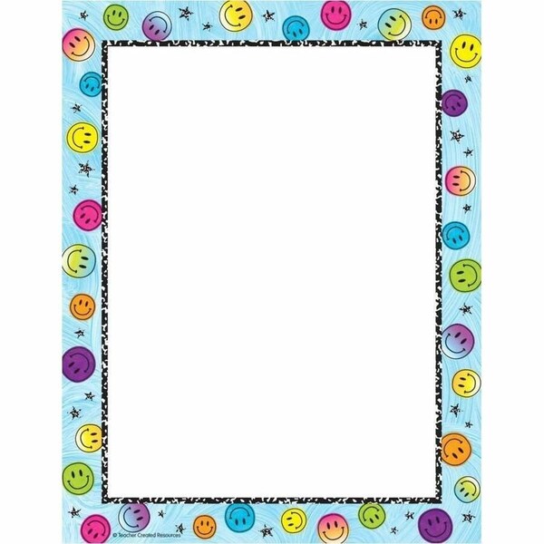Teacher Created Resources Computer Paper with Designer Border, Brights 4Ever, Letter Size, 300PK TCR3922 - main