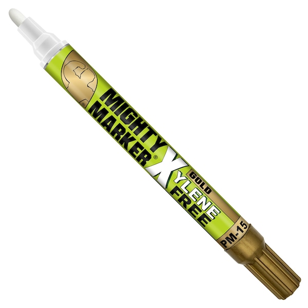 Mighty Marker PM-15 Paint Marker, Eco-Friendly, 10ml Alcohol Based Paint, Gold Color Family, 8-PK 80415 - main