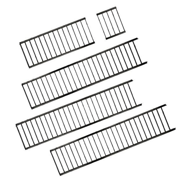 Keystone Straight Blade Louver Kit for T Shape Series A Linear Arch Fixtures. Louver compatible end caps sol KT-LALED-TA-LVR-2-KIT - main