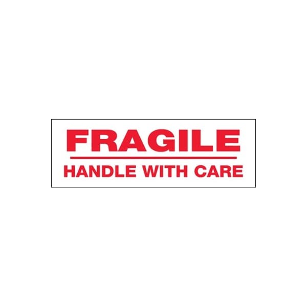 Bubblefast 2x110 yds Waterproof 2.2 mil ''Fragile Handle With CareTape Logic Messaged Carton Sealing Tape, 36PK BFT902P02 - main