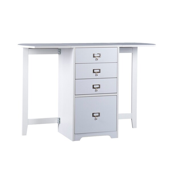 Homeroots Fold-out Organizer and Craft Desk 402073 - main