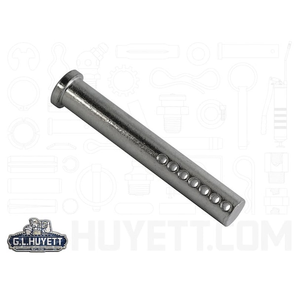 Huyett Universal Clevis Pin, 300 Stainless Steel, 0.375 in Dia x 2.500 in Shank Length x 0.141 in Hole Dia CLPUS-0375-2500 - main