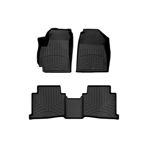 Weathertech Black, Front and Rear FloorLiner HP 441592-1-2IM - main