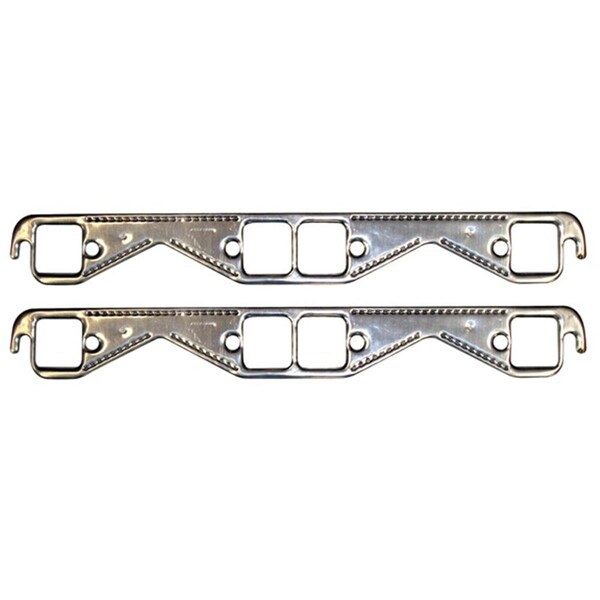 Powerplay Aluminum Header Square Port Gasket Kit for Small Block Chevy PO3637269 - main