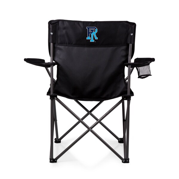 Picnic Time Family Of Brands NCAA Rhode Island Rams PTZ Camp Chair - Beach Chair with Carrying Bag, Black 804-00-179-934-0 - main