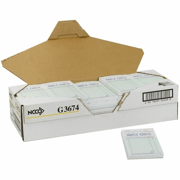 Ncco Guestcheck Guest Check 1 Part 3.5x6.75, PK2500 G3674 - main