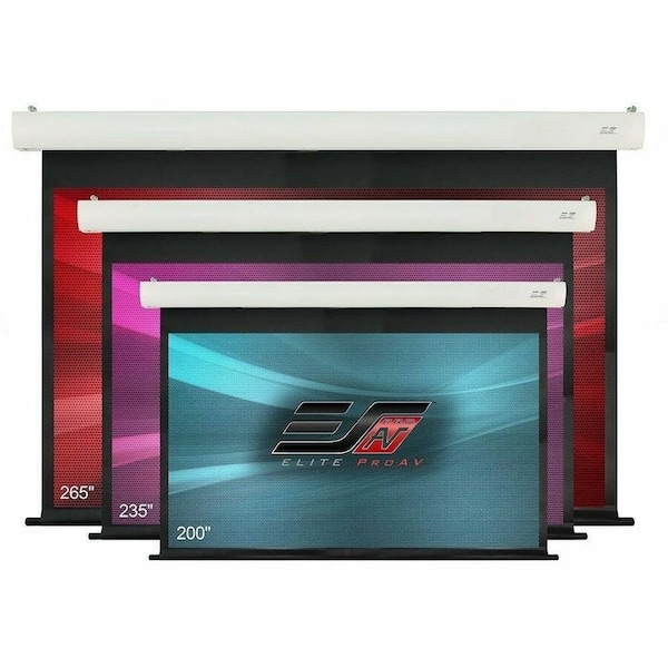 Elite Screens ELITE PROAV SAKER PLUS, 235IN DIAG. 16:9, LARGE ELECTRIC MOTORIZED DROP DOWN PRO SK235XHW3 - main