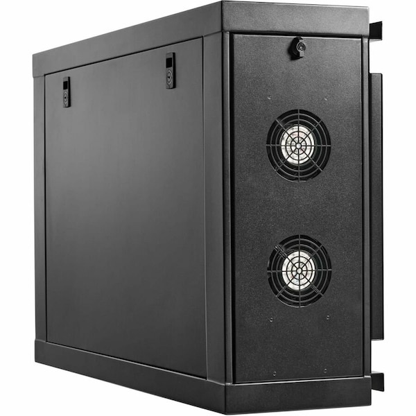 Eaton Tripp Lite Series SmartRack 4U Low-Profile Side-Mount Wall-Mount Mini Rack Enclosure, Black SRW4USM - main