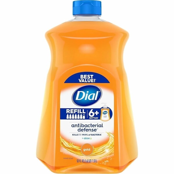 Dial Antibacterial Defense Liquid Hand Soap - Fresh Scent - 1.63 quart - Pump Dispenser - Bacteria 2896069 - main