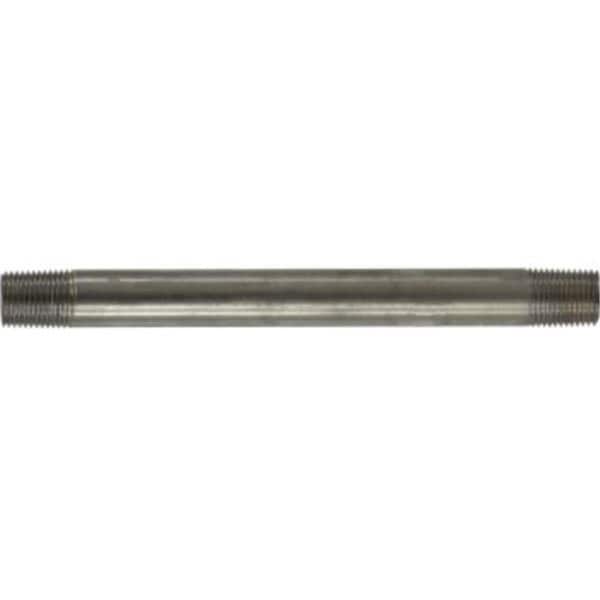 Anderson Metals Anderson Metals 0.125 x 5 in. Schedule 40 Stainless Steel 304 Pipe Nipple 48009B - main