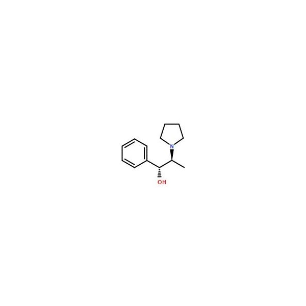 Ak Scientific (1R, 2S)-1-Phenyl-2-(1-pyrrolidinyl)propan-1-ol (1g), CAS 127641-25-2 3995AL-1g - main