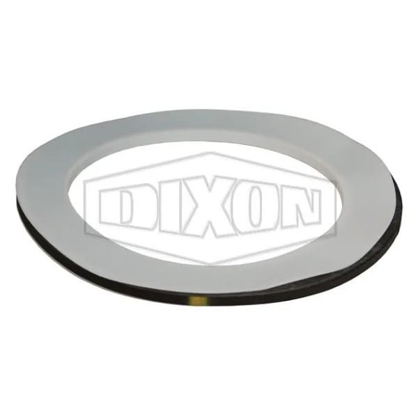 Dixon Cam and Groove Railroad Tank Car Gasket, 5 in Nominal, 3-13/16 ID x 5-1/4 OD x 3/16 in Thick, PTFE, 500GTCATF - main
