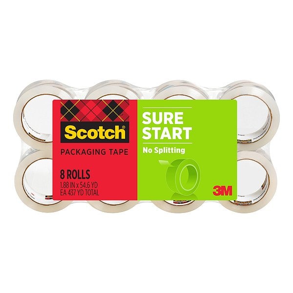 Scotch Packaging Tape, PK 8 3450-8 - main