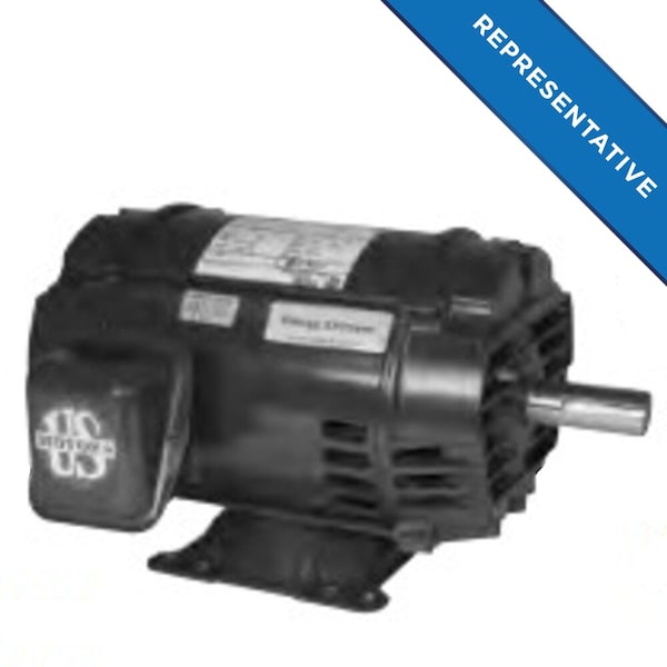 Us Motors/Nidec US Motors US-Nidec 1.5 HP 1800 RPM 56H Open Drip Proof General Purpose Motor D32P2AH9 - main