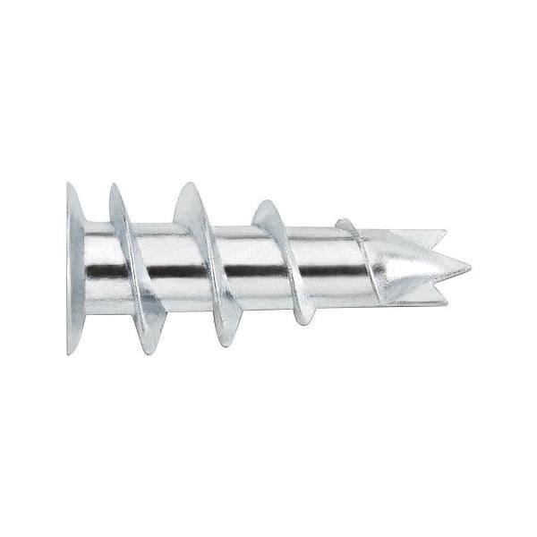 Rawlplug Light Duty Wallboard Anchor with #8 x 1 in Screw, 9/16 in, 15/16 in L Thread, Zamac Alloy 02349Z-PWR - main