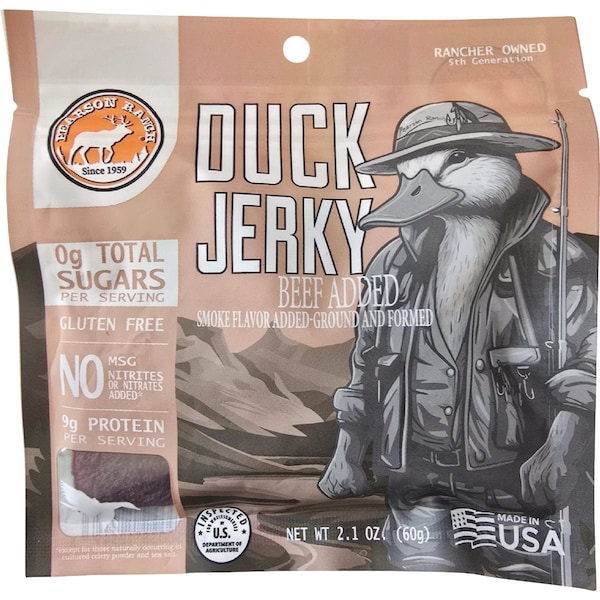 Pearson Ranch Jerky 2.1 Oz. Duck Hickory Smoked Jerky DJ2-C - main