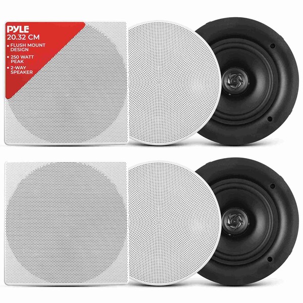 Pyle 8.0 in Ceiling Wall Mount Speakers PDIC86 - main