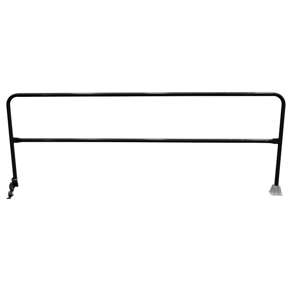 Vestil Steel Dock Safety Swing Gate 10 Ft. Length Black SSG-10-BK - main