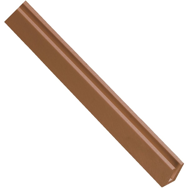 Deckorators 1-3/16 In Wx95-1/2 In Lx3/4 In D Redwood Vinyl Lattice U-Cap 79970 - main