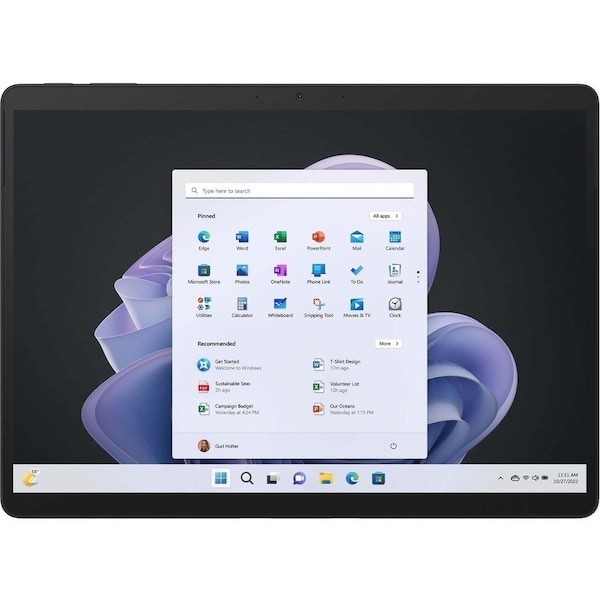 Microsoft Surface Pro 9 Tablet - 13" - 16 GB - 256 GB SSD - Windows 11 Pro 64-bit - Graphite QIM-00017 - main