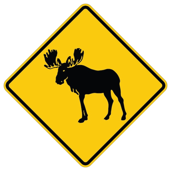 Sign Solutions Usa Traffic Sign, 48 in Width, Aluminum Sign, Diamond DUS06DFY4848W11-21 - main