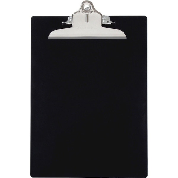 Saunders Mfg Saunders Recycled Plastic Clipboard with Antimicrobial Protection, 8-1/2" x 12", Black 21603 - main