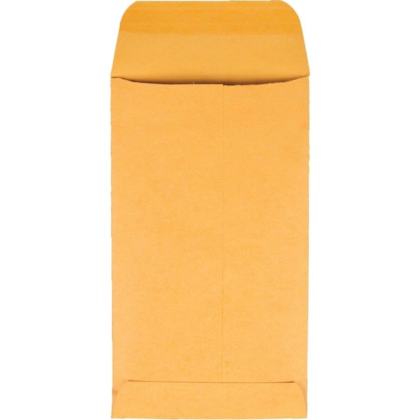 Quality Park Coin Envelope, Light Brown, Kraft, PK500 QUA50562 - main