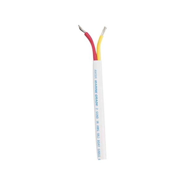 Ancor Primary Wire, Marine, 16 AWG, 2C C, White, Vinyl, Stranded, 600V, 100 ft. 124710 - main