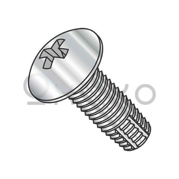 Oxoxo 6-32X1/2 Phill Full Contour Truss Thread Cutting Screw Type F Fully Threaded 18-8 S/steel, 5000PK 443355 - main