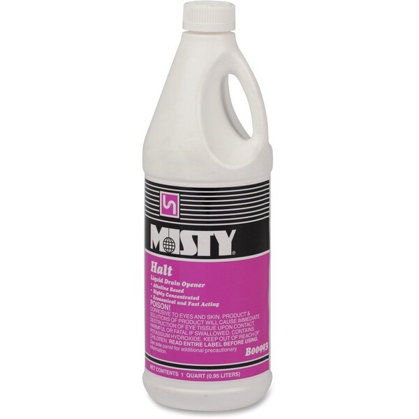 Misty Halt Liquid Drain Opener, 32 oz Bottle, PK12 1003698 - main