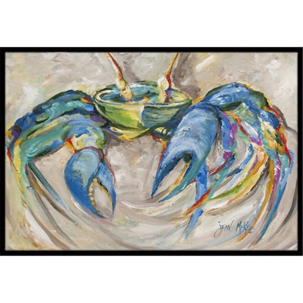 Carolines Treasures JMK1089JMAT Blue Crab Indoor & Outdoor Mat, 24 x 36 in. JMK1089JMAT - main