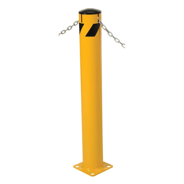 Vestil Steel Pipe Bollard With Chain Slots BOL-JK-42-5.5 - main