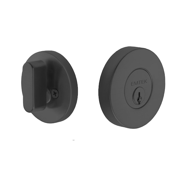Emtek Residential Deadbolts Single Cylinder Matte Black EE2100MB - main
