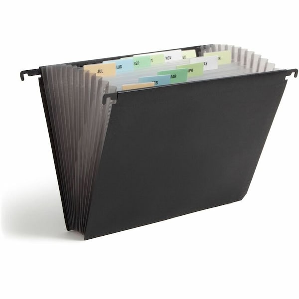 Smead Hanging File Folders, Black SMD65125 - main