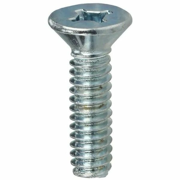 Dottie #6-32 x 2 in Combination Phillips/Square Flat Machine Screw, Zinc Plated Carbon Steel, 100 PK FMDD6322 - main