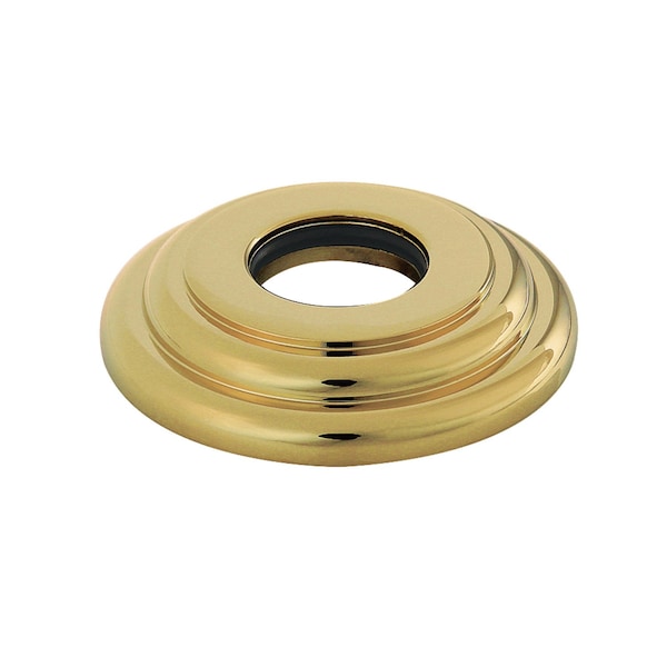 Kingston Brass Round Shower Arm Flange, Polished Brass K157F2 - main