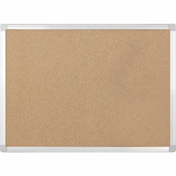 Mastervision MasterVision Earth Series Self-Healing Cork Bulletin Board, Wall Mount, 36x48", Aluminum Frame CA051790 - main